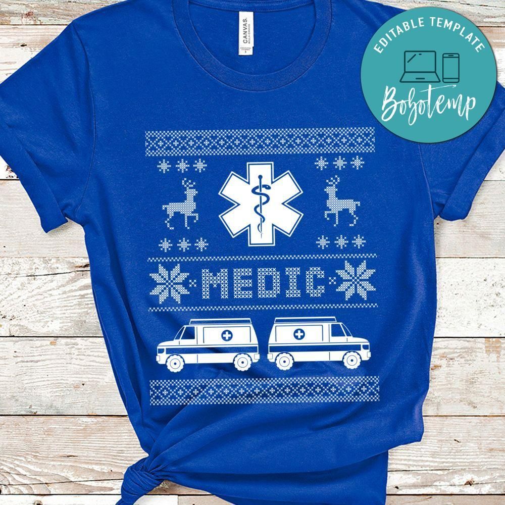 Medic Ugly Christmas Sweater Shirt