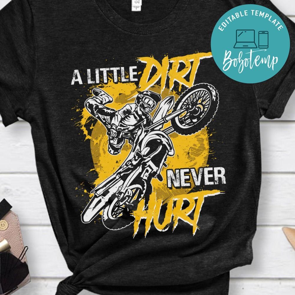 Cool Dirt Bike Gift For Boys and Girls PNG file template | Bobotemp
