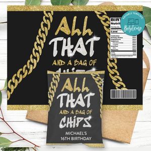 All That Hip Hop Chip Bag Digital File Instant Download