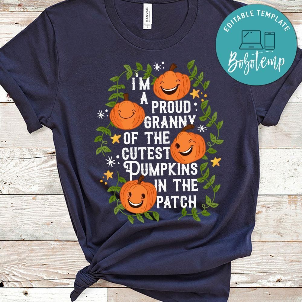 I'm a Proud Granny of The Cutest Pumpkins In The Patch Classic Unisex T-Shirt
