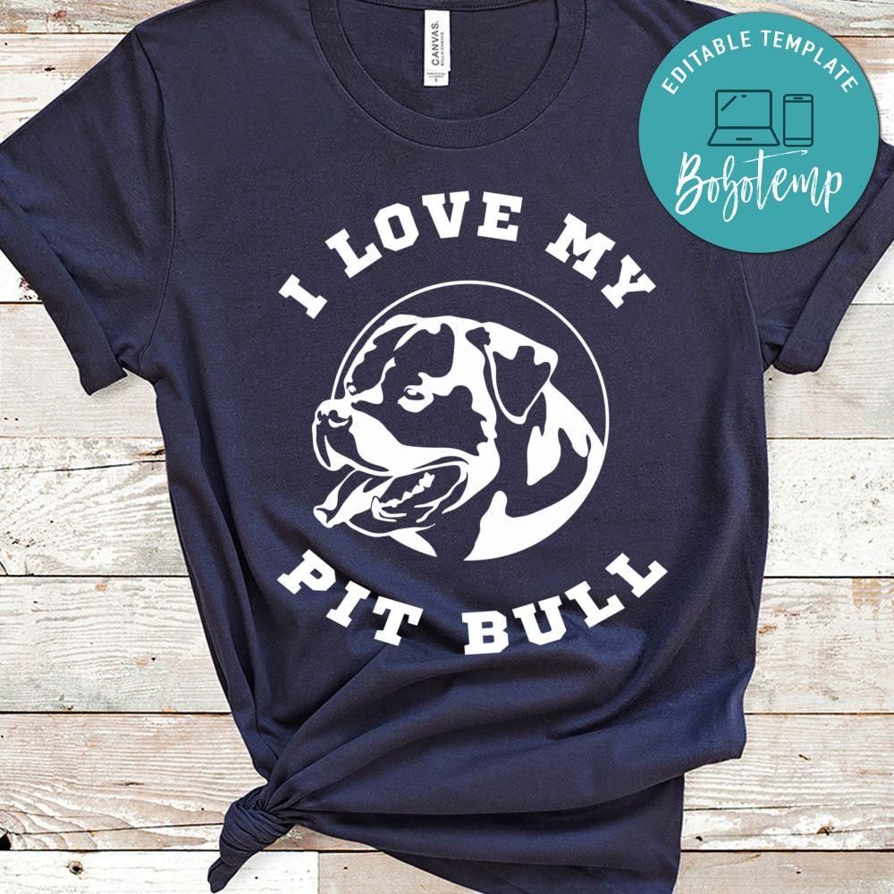 I heart My Pitbull Classic Unisex T-shirt
