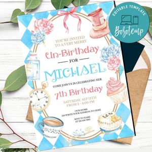 Unbirthday Flyer Printable Instant Download