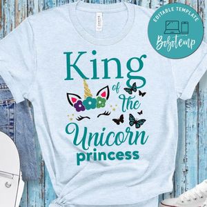 King of the Unicorn Princess T-Shirt