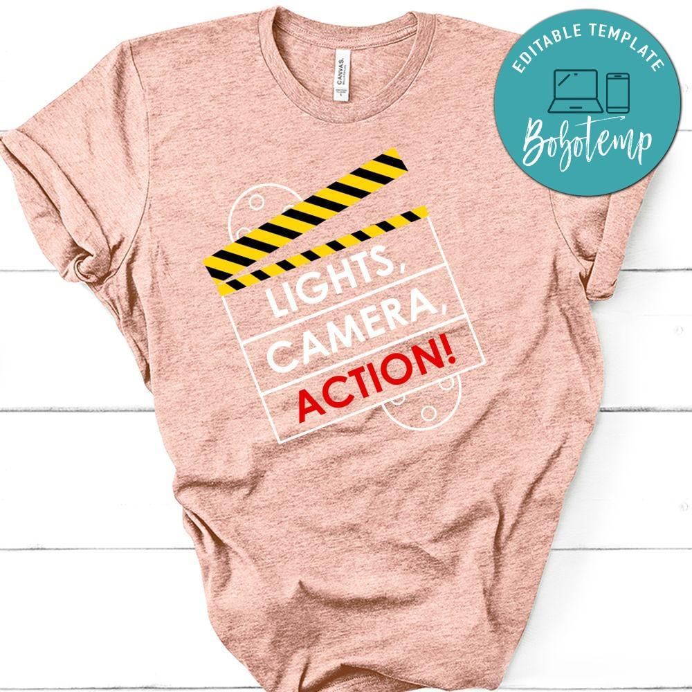 Lights Camera Action T-Shirt