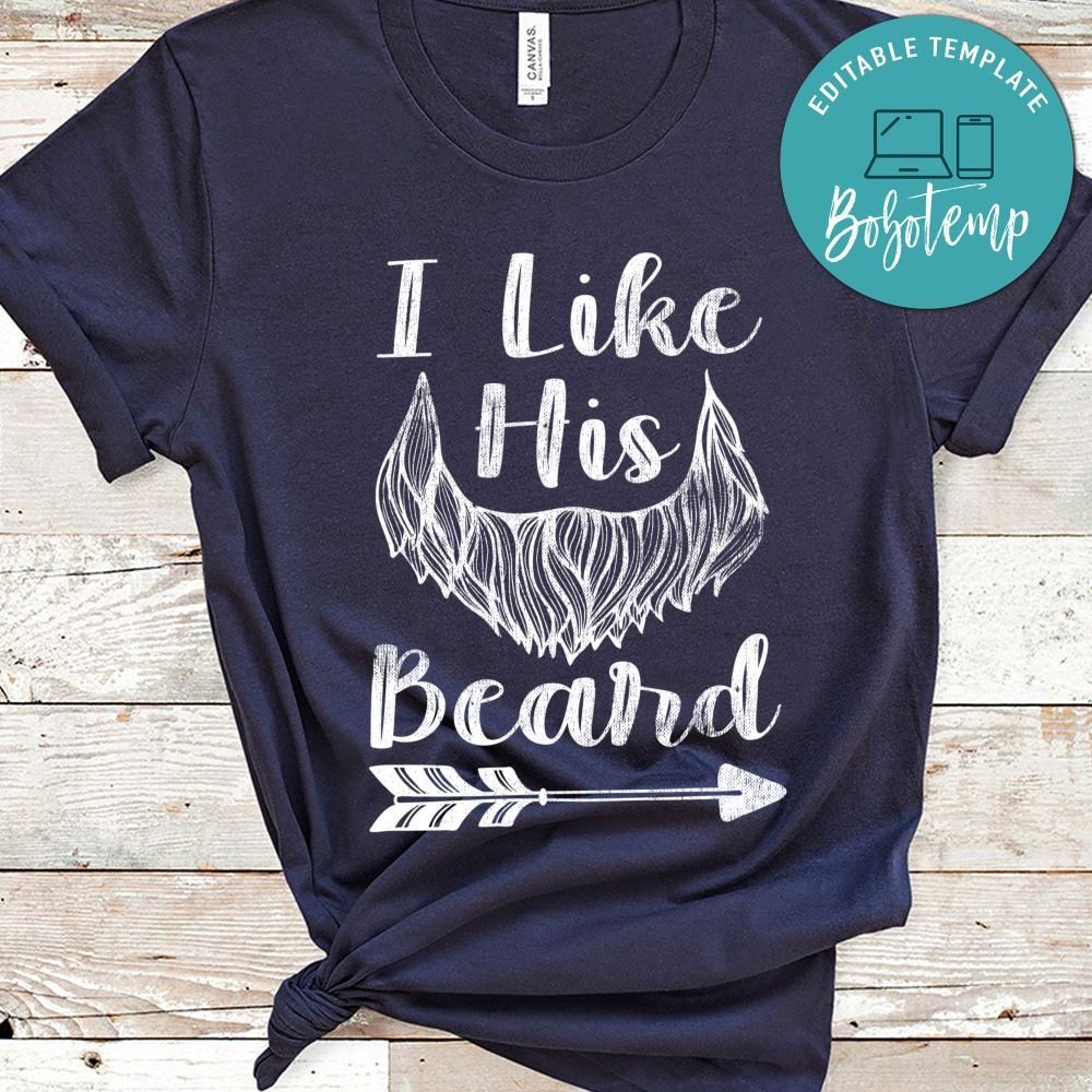 I Like His Beard Compliment Couples Classic Unisex T-Shirt