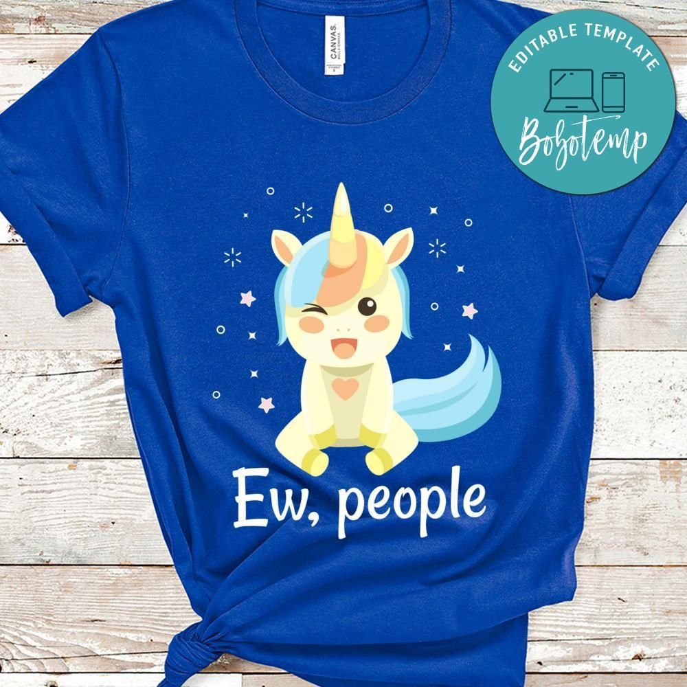 Ew, people Unicorn Classic Unisex T-shirt