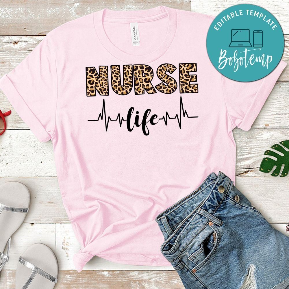 Nurse life Leopard PNG file template