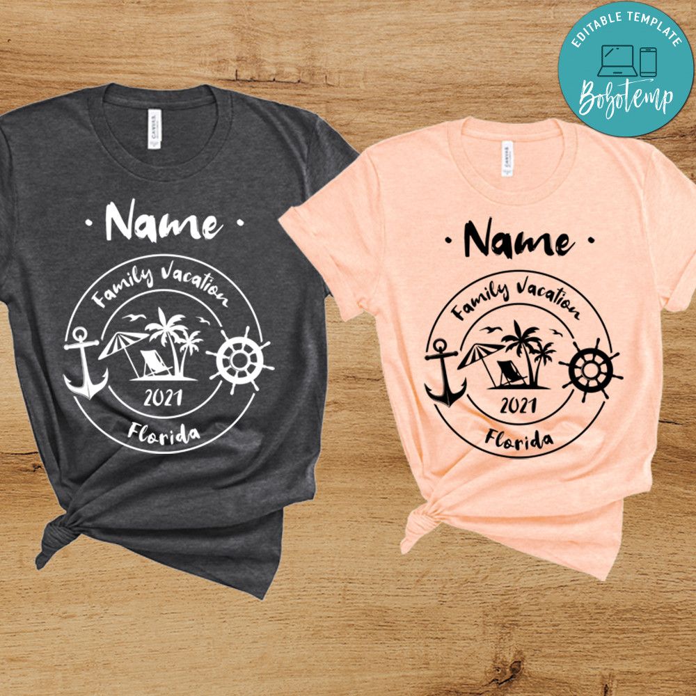 florida family vacation shirts
