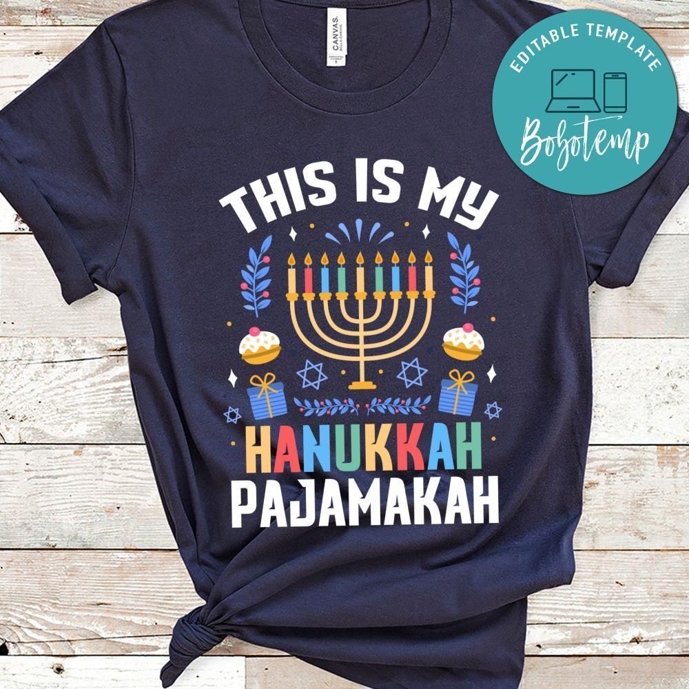 This is My Hanukkah Pajamakah hanukkah funny pajama gift T-Shirt
