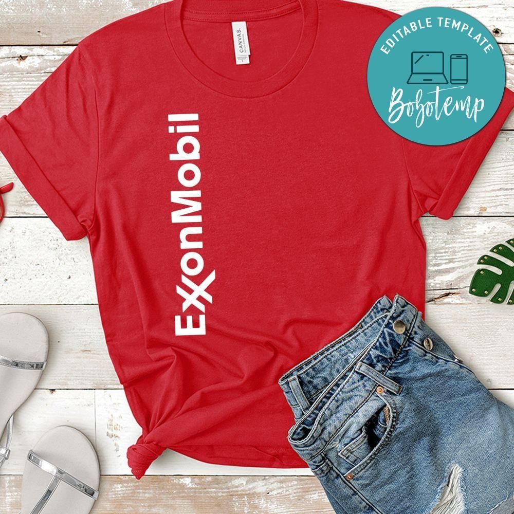 Exon Mobile Logo T-Shirt