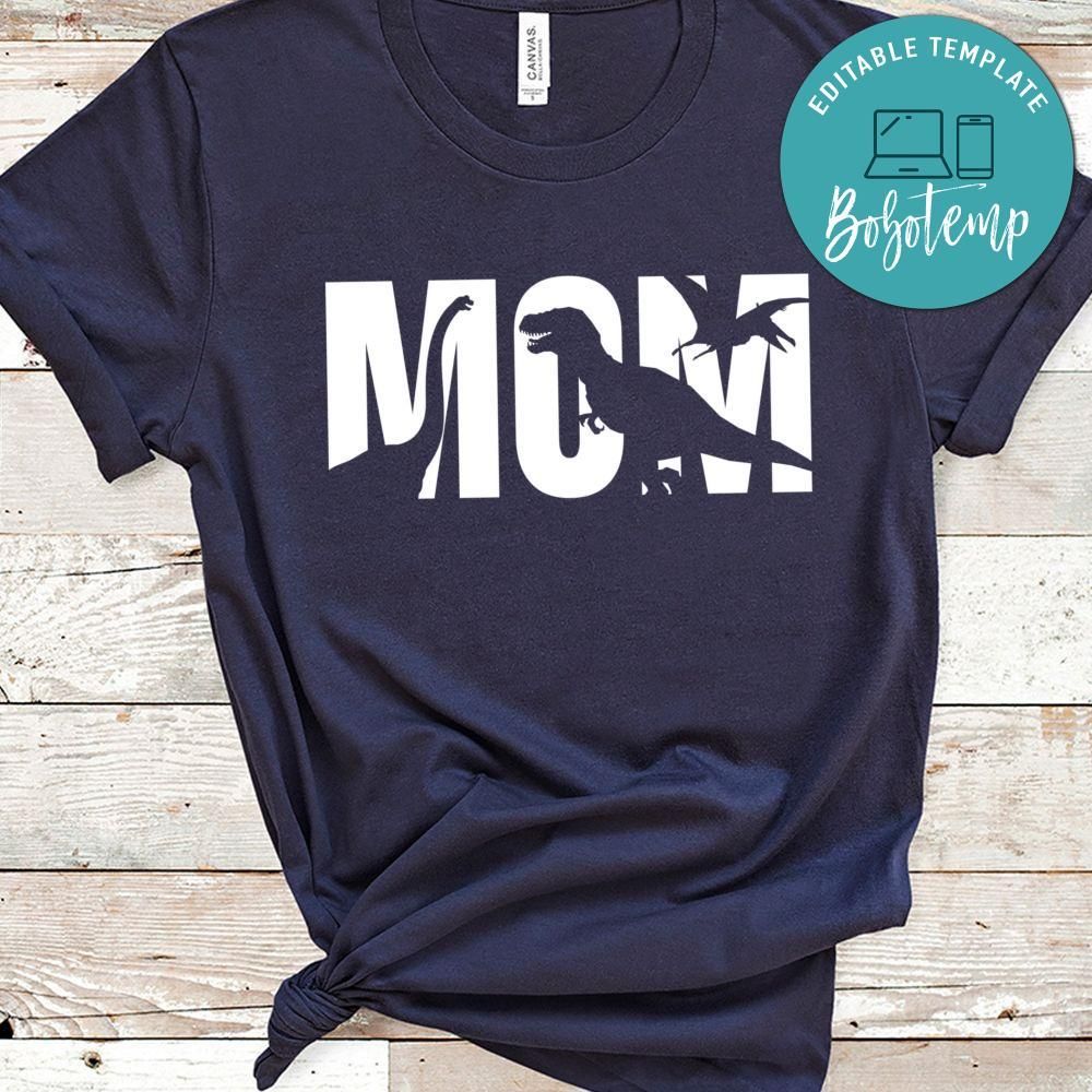 Mama Dinosaur PNG file template