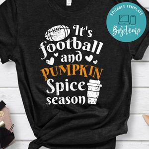 It's football and pumpkin spice season T-Shirt