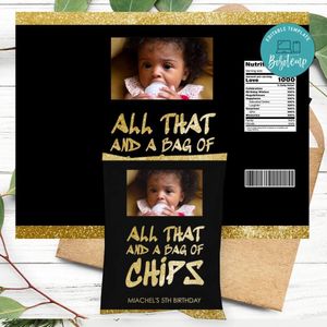 All That Hip Hop Photo Chip Bag Digital File Instant Download