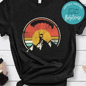 Parachuting Vintage Skydivers Parachute Skydiving Classic Unisex T-Shirt