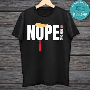 Trump Nope JOE BIDEN 2020 Shirt PNG files Printable Instant Download