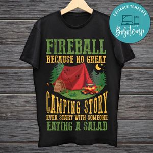 Love Fireball Love Camping Funny Shirt SVG PNG files Printable Instant Download