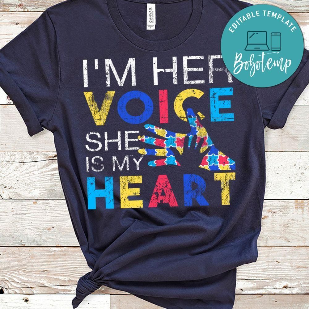I'm her voice she is my heart Classic Unisex Shirt