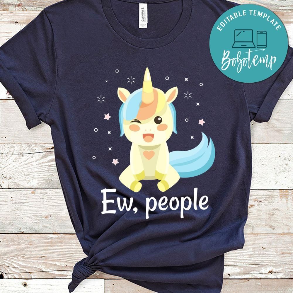 Ew, people Unicorn Classic Unisex T-shirt