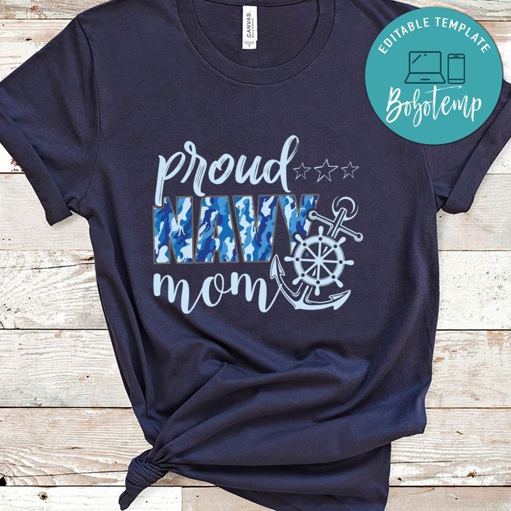 Veteran Proud Navy Mom Tshirt