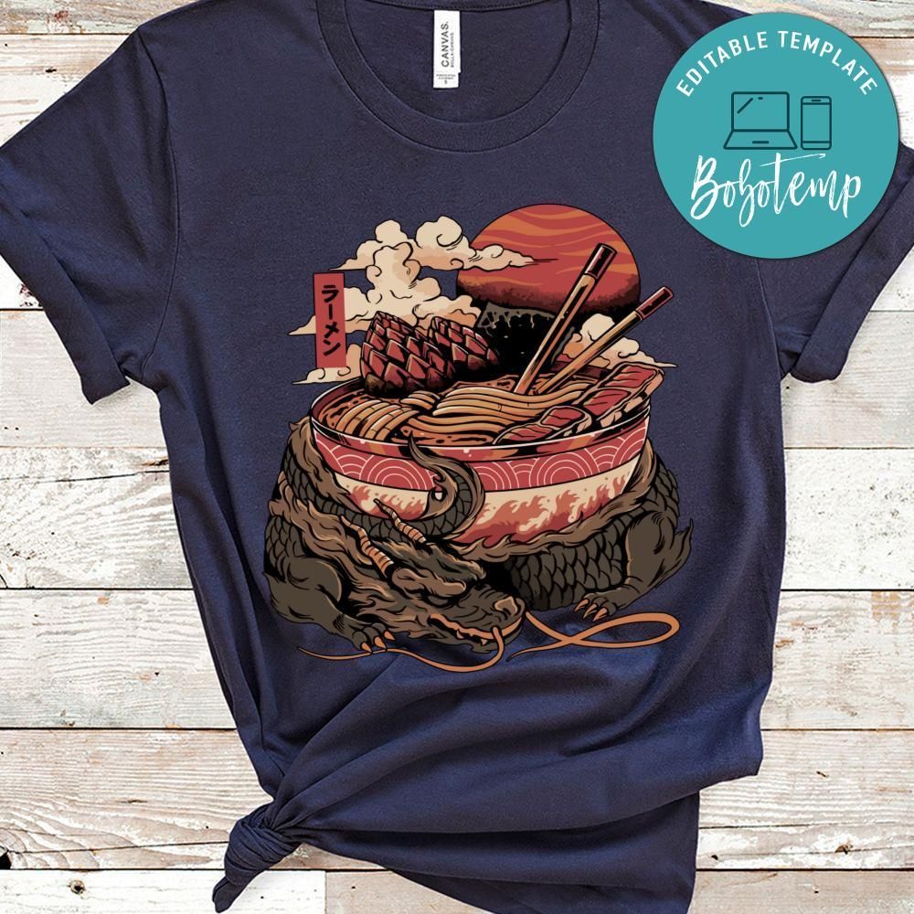 Japon Dragon's Ramen Shirt
