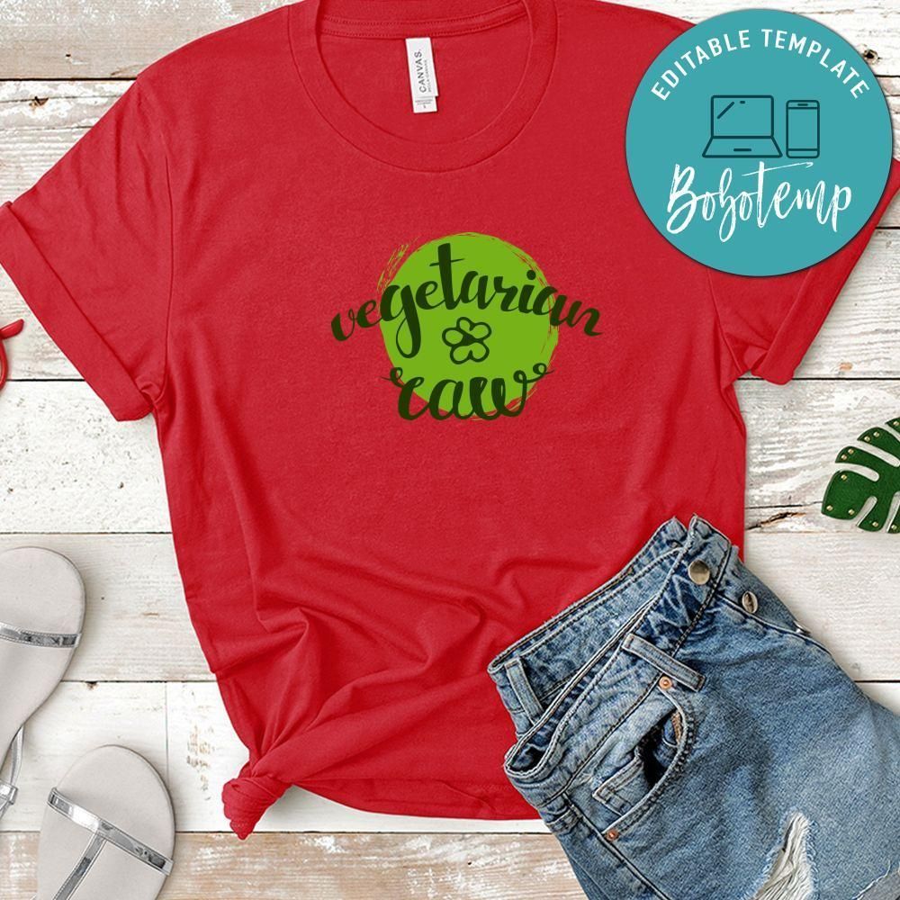 Vegetarian Raw Shirt
