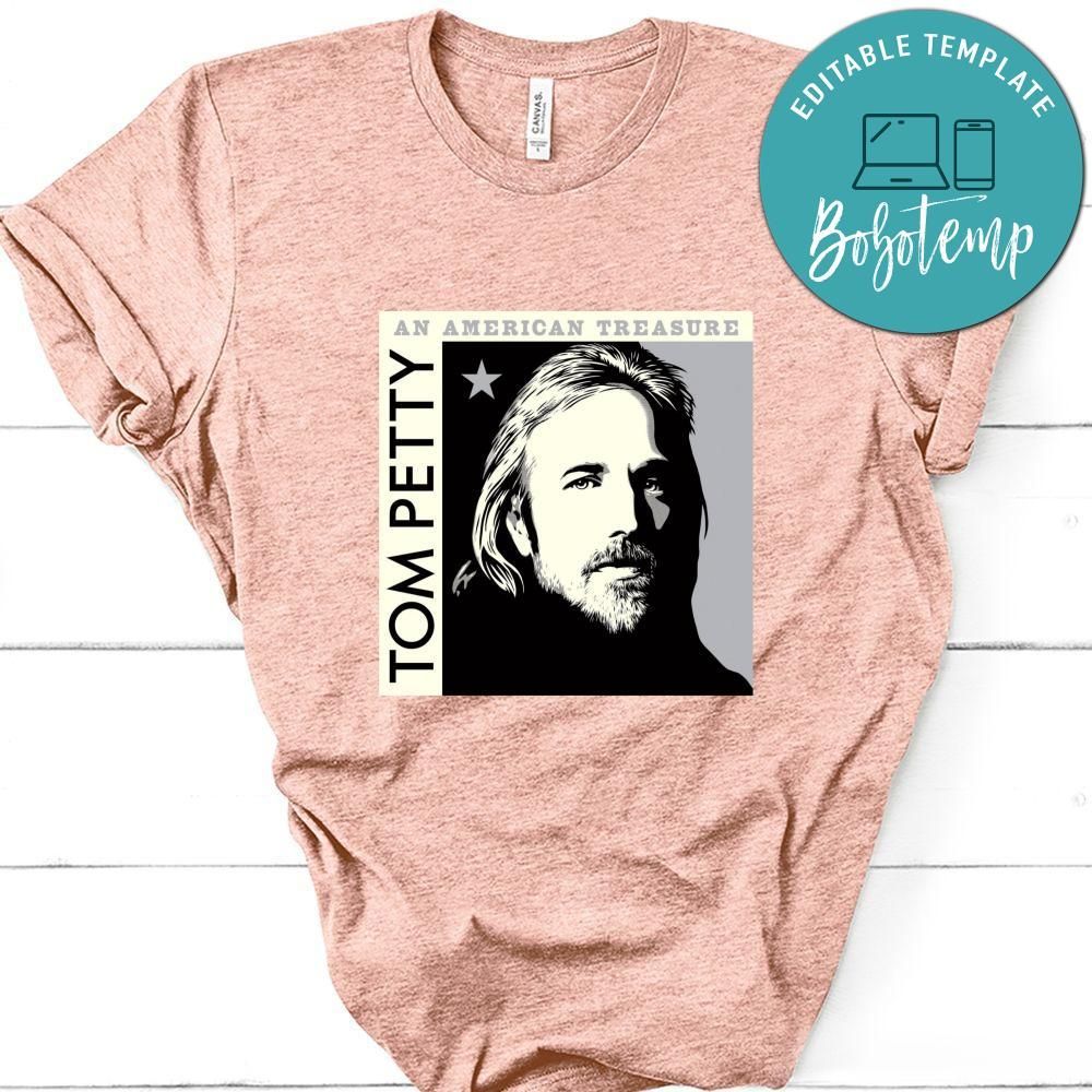 Tom Petty An American Treasure White Shirt