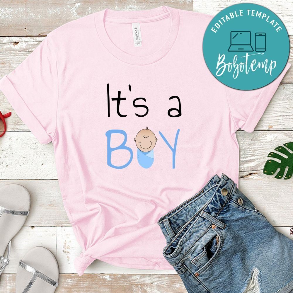 Baby Shirt It's A Boy Shirt