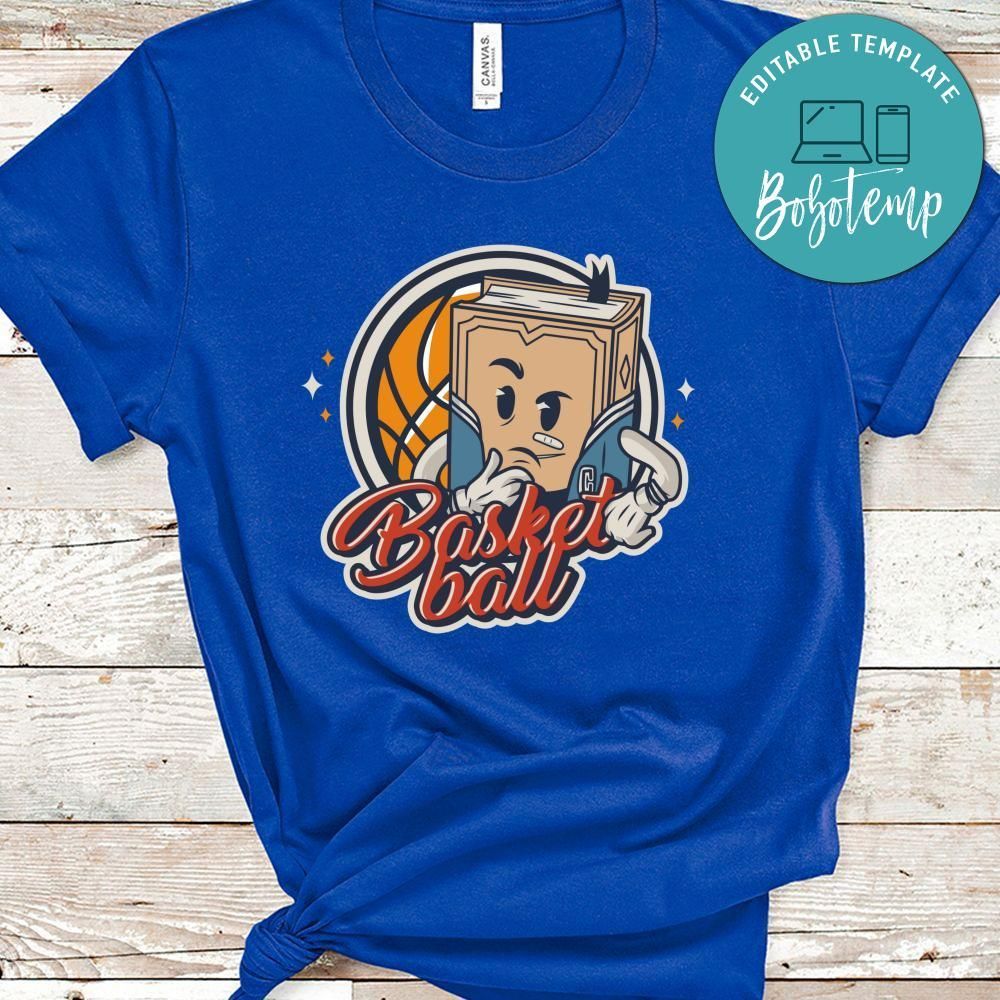 Funny Round Badges Basketball Shirt