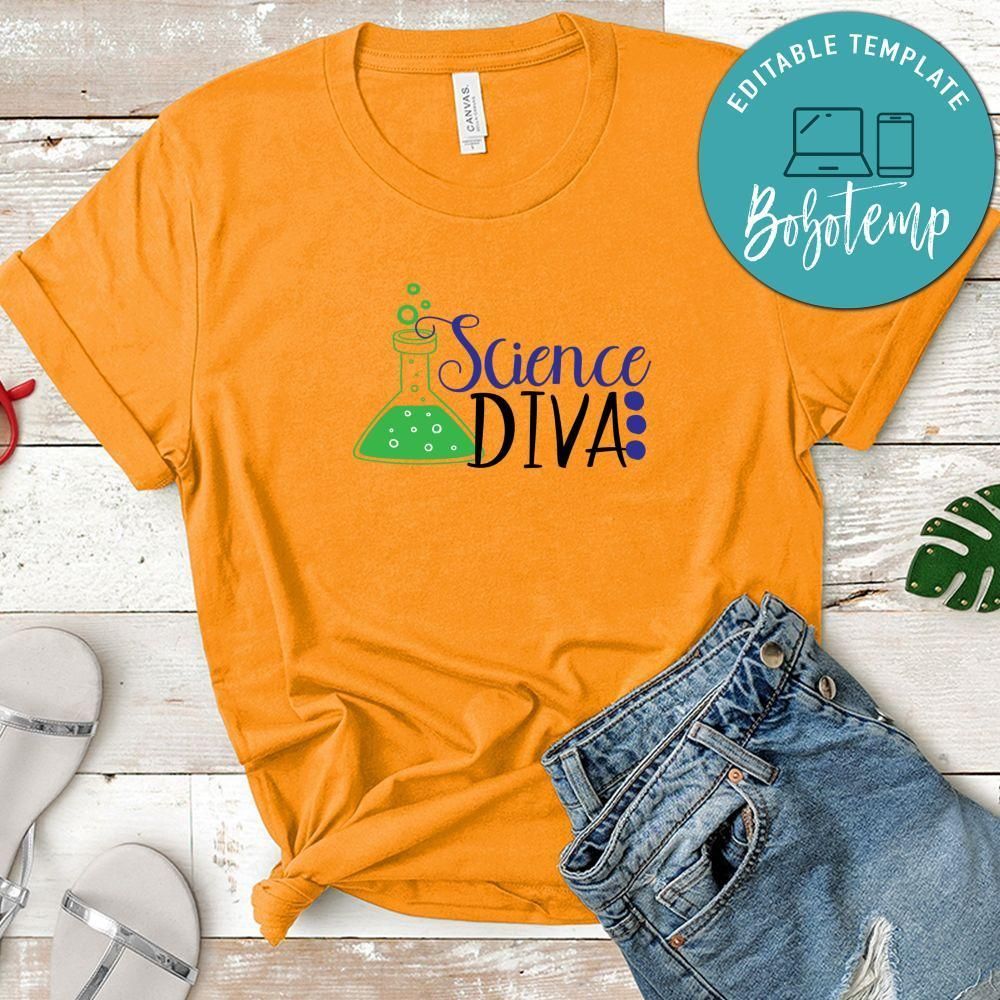 Nerdy Science Diva Shirt