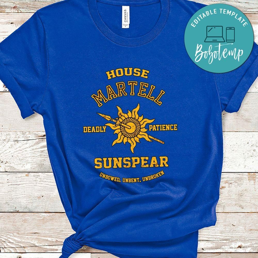 House Martell Deadly Patience Shirt