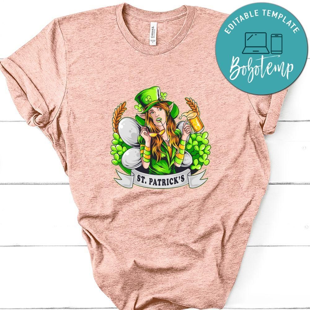 The Beautiful Fairy Brings A Beer St.Patrick's Day Shirt