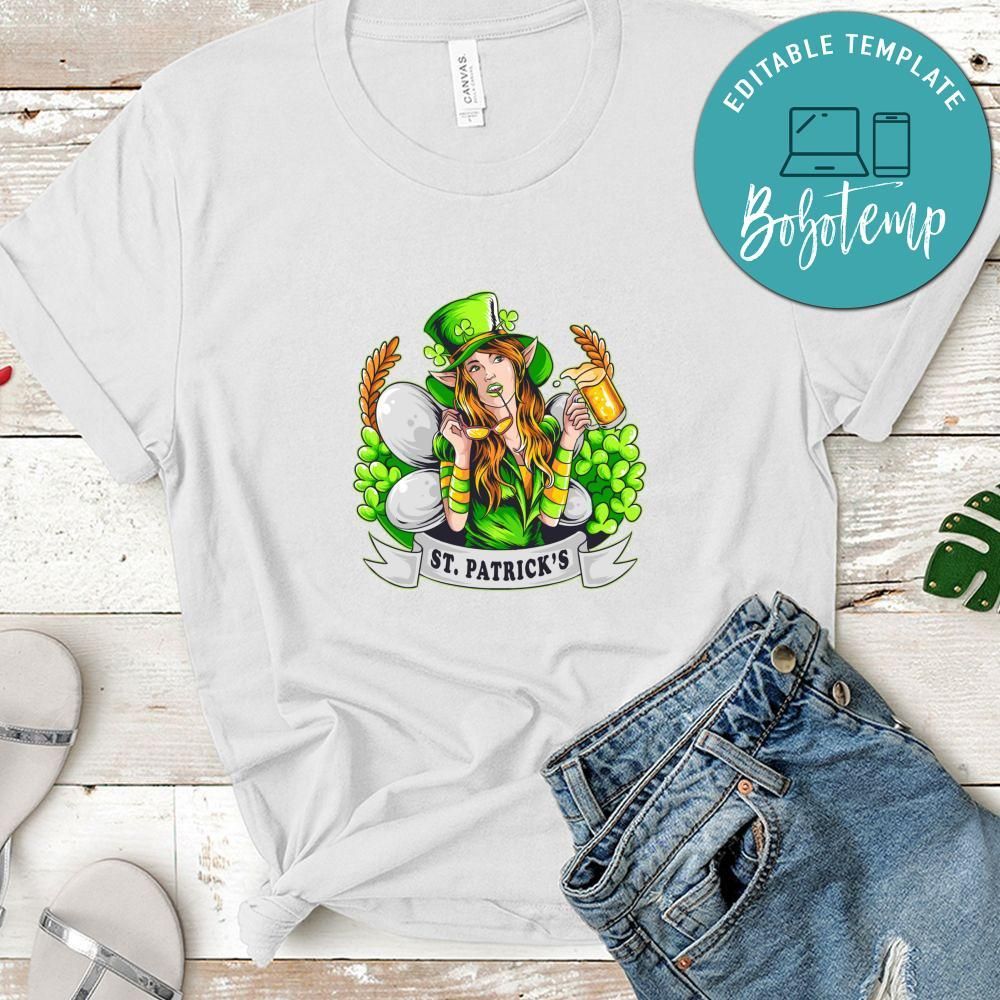 The Beautiful Fairy Brings A Beer St.Patrick's Day Shirt