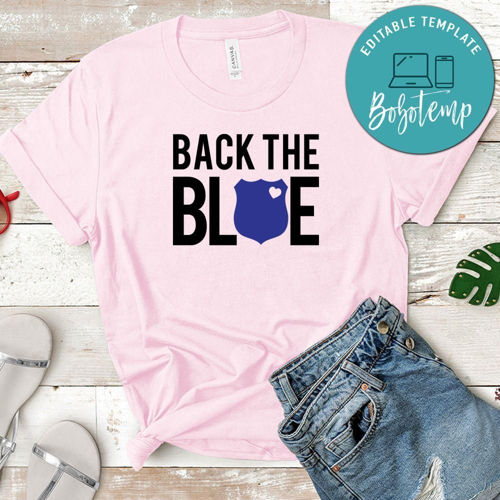 Back The Blue Shirt