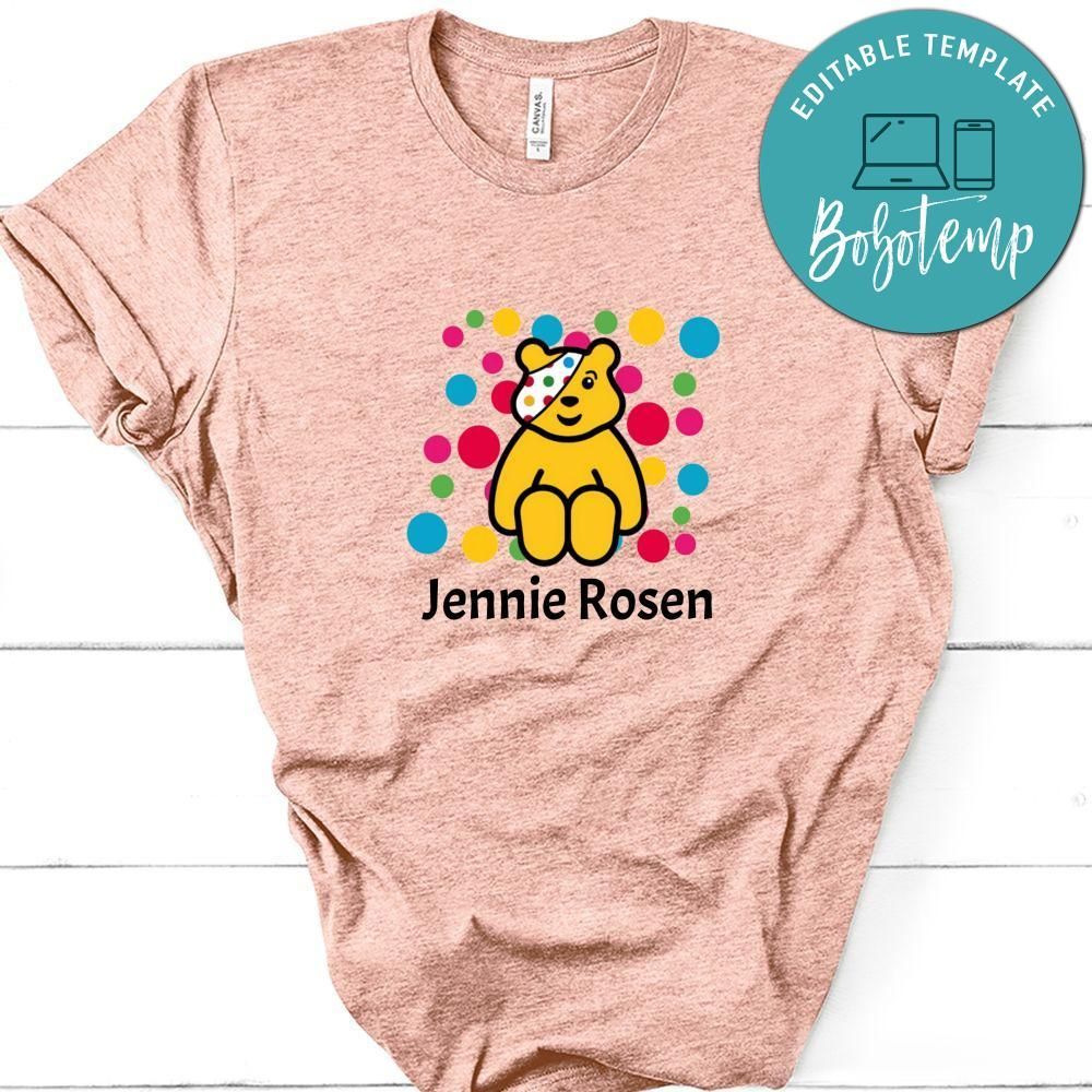 Personalize Children in Need Shirt