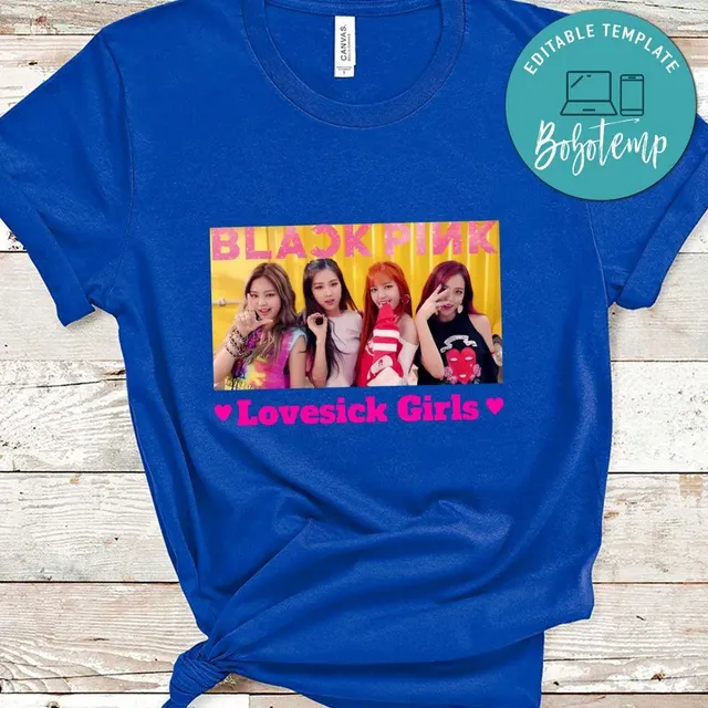 9818 BLACKPINK LOVESICK GIRLS Tシャツ 黒 M BLACKPINK LOVE SICK GIRLS T SHIRT AUTHENTIC LICENSE T SHIRT