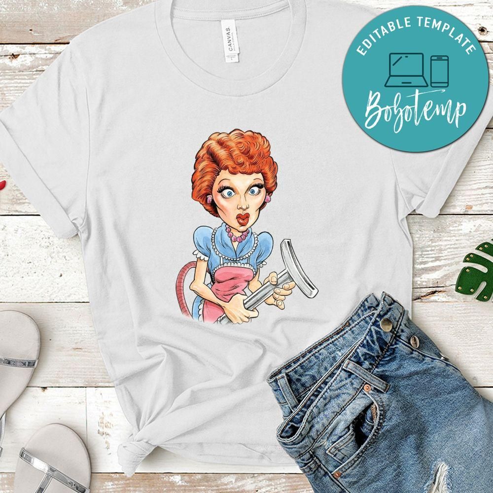 Lucille Ball Funny Cartoon Shirt