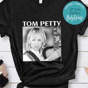 Tom Petty Black And White Shirt