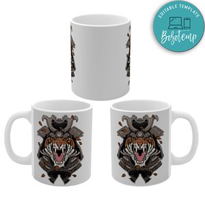 Japon Tiger Kabuto Mug