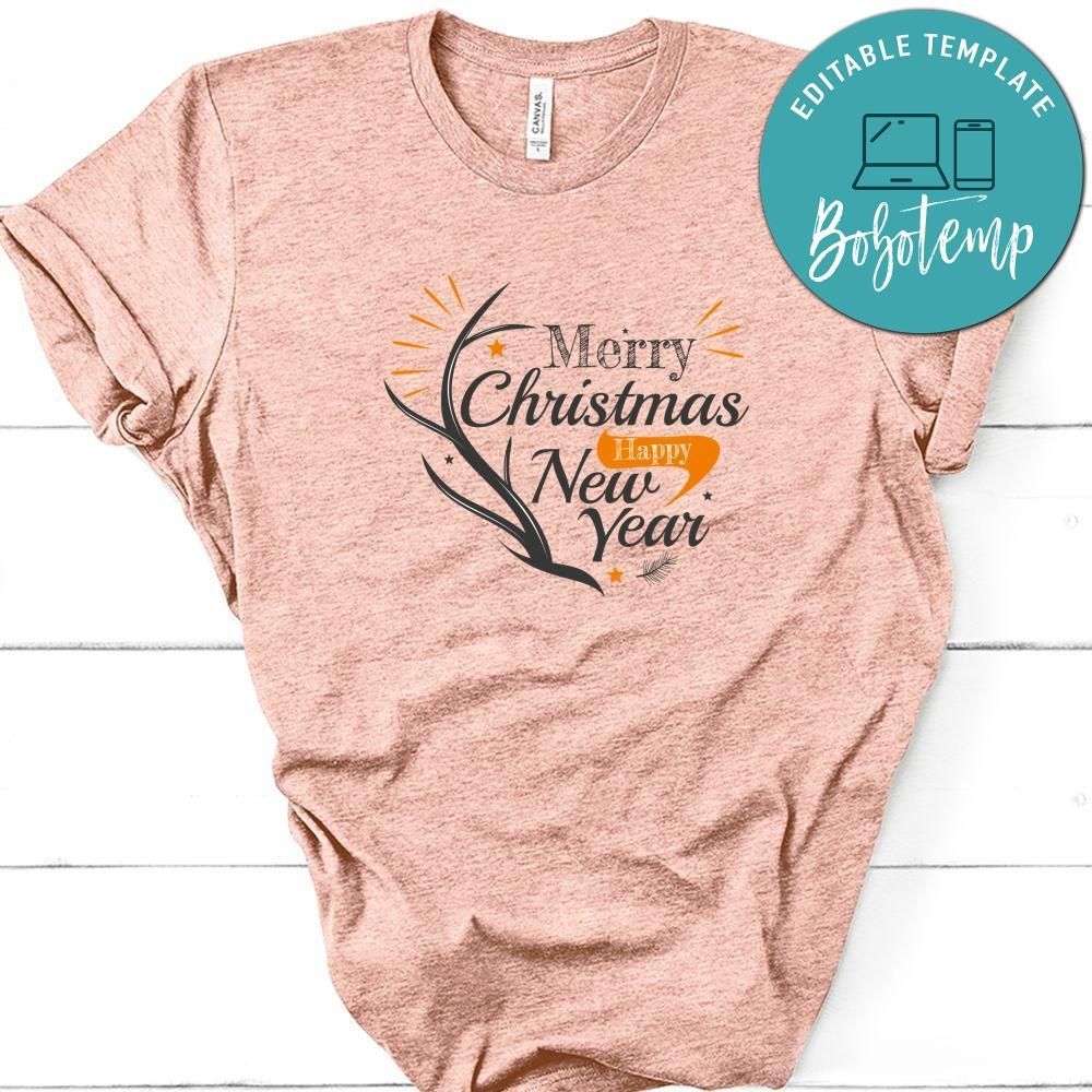 Merry Christmas Happy New Year Shirt, Merry Christmas Shirt