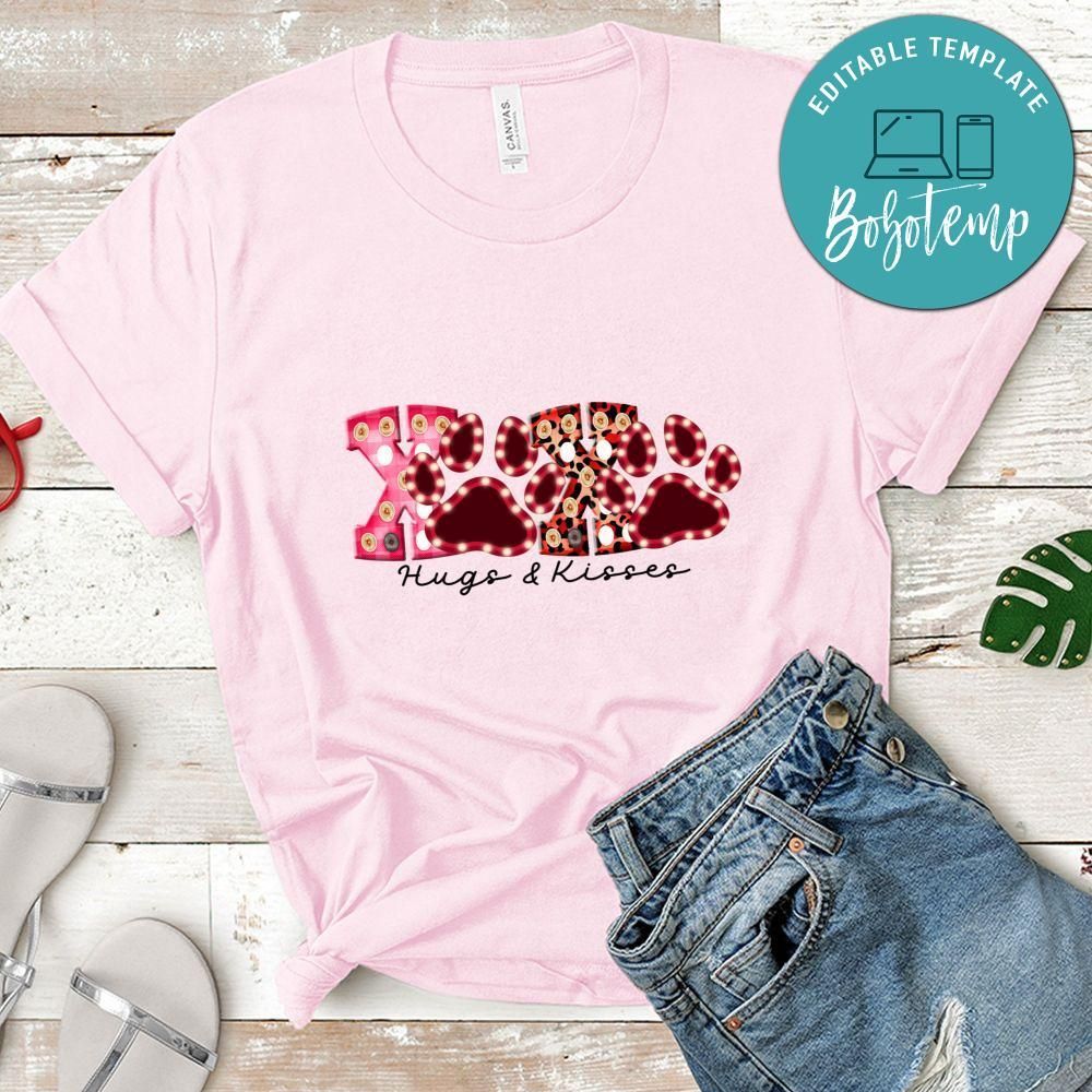 Xoxo Hugs and Kisses Valentine Shirt