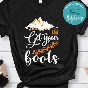 Get You Boots Black Shirt