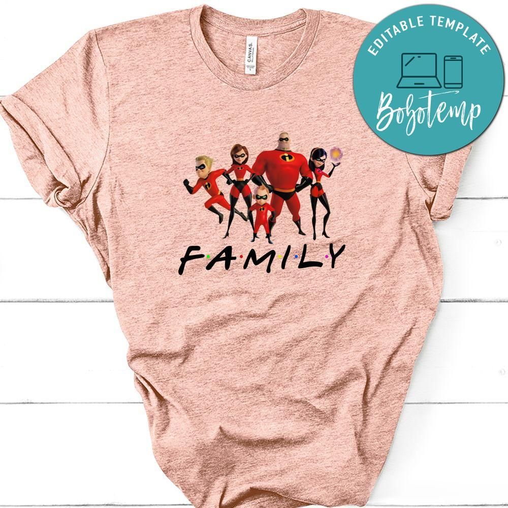 The Incredibles Family Shirt, Disney World Shirt