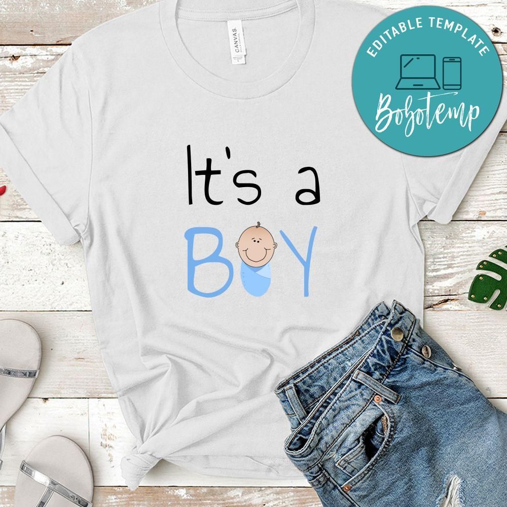 Baby Shirt It's A Boy Shirt