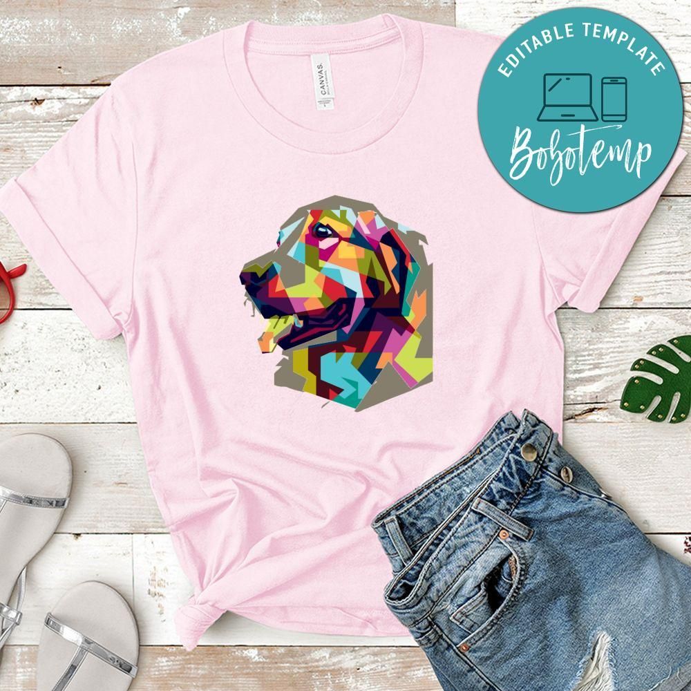 Colorful Dog T-Shirt