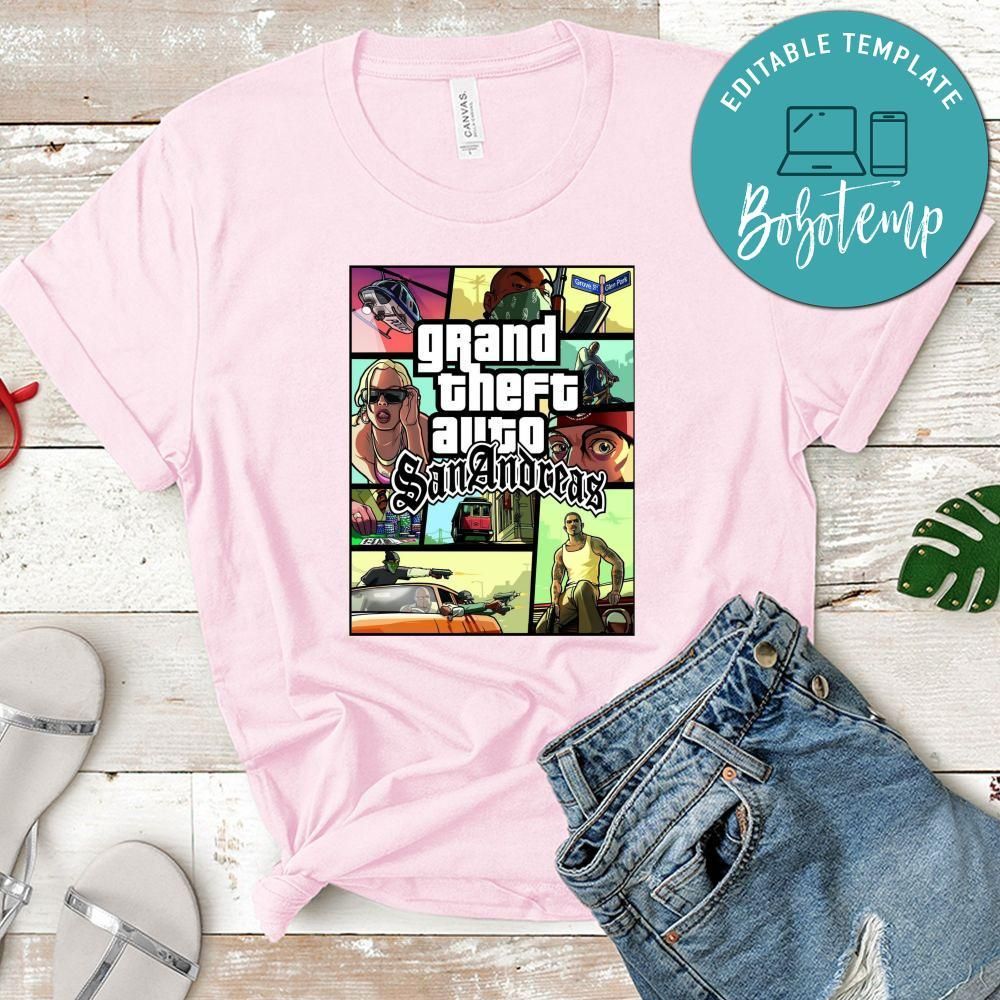 Grand Theft Auto San Andreas Shirt