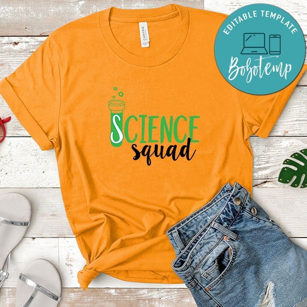 Nerdy Science squad Shirt