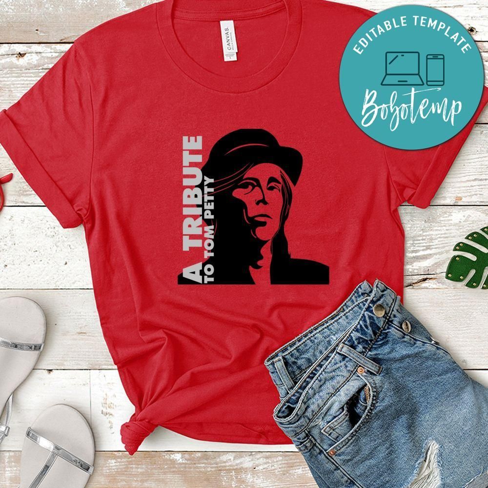 A Tribute To Tom Petty White Shirt