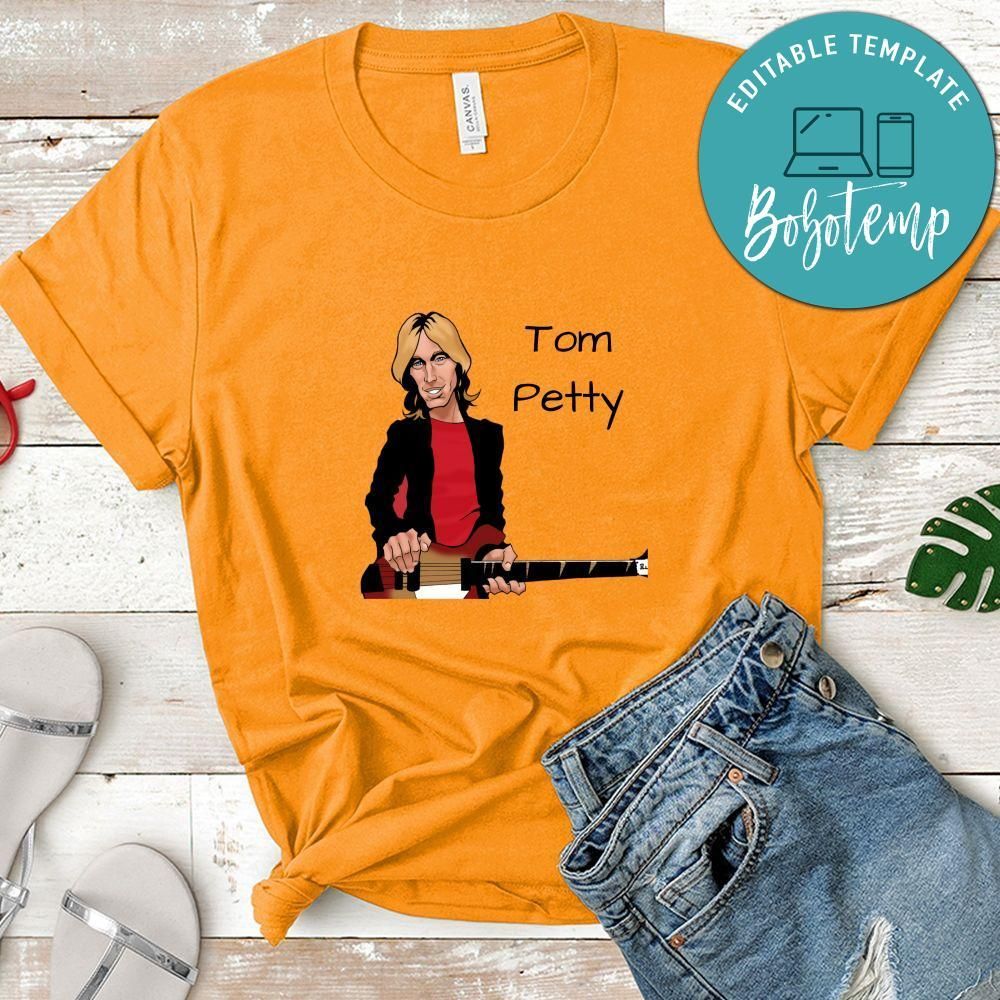 Funny Cartoon Tom Petty Shirt