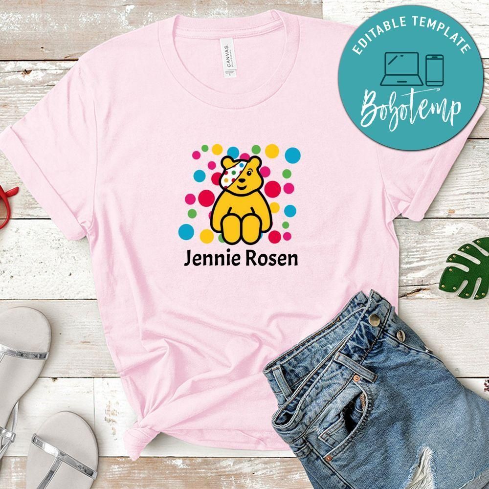 Personalize Children in Need Shirt