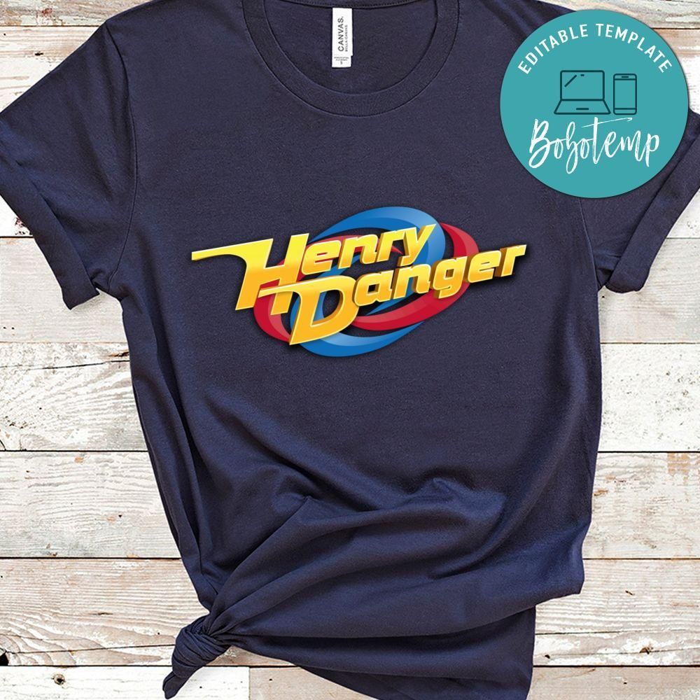 Henry Danger Logo Children Thundermans Shirt